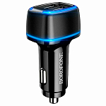 Авто ЗУ 2USB 2.4A BOROFONE BZ14, черный