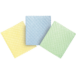 Салфетки из МИКРОФИБРЫ ГУБЧАТАЯ LAIMA, 17х20см КОМПЛЕКТ 3шт, 3 слоя, ассорти, 440 г/м2, 606657