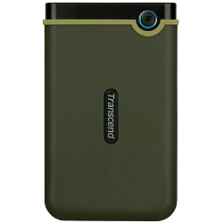Внешний жёсткий диск 2.5" 1Tb TRANSCEND StoreJet 25M3G, USB 3.1, Милитари зеленый