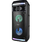 Колонка портативная FUMIKO SAMPLE подсветка микрофон и пульт черная