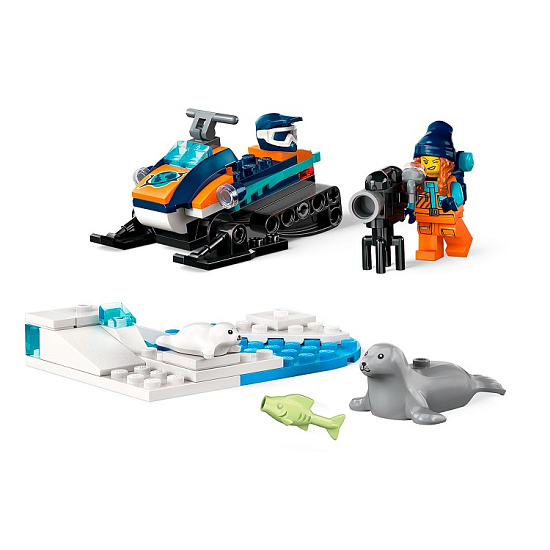 Конструктор LEGO CITY 60376 Снегоход «Исследователь Арктики»