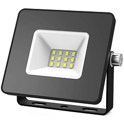 Прожектор светодиодный GAUSS Elementary 10W/6500K/IP65 черный ПРОМО (1/20)