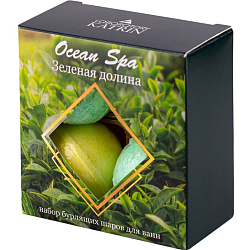 Набор бурлящих шаров для ванн Ocean Spa "Зеленая долина" 4*40 г