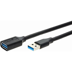 Кабель-удлинитель USB3.0  1.8м TELECOM черный (TUS708-1.8M)