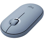 Мышь БП LOGITECH Pebble M350 голубой
