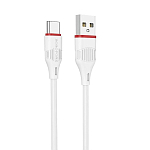 Кабель USB <--> Type-C  1.0м Borofone BX17 Enjoy белый