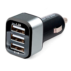 Авто ЗУ 3USB 3A MYSTERY MUC-3/3A