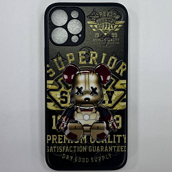 Задняя накладка BEARBRICK Kaws Power Bear для iPhone 12 Pro