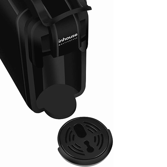 Кофемашина INHOUSE Multicoffee Pro ICM1503BG 2в1 (капсулы/молотый кофе), черный