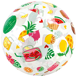 Мяч пляжный INTEX Узоры d=51 см, от 3 лет, цвета МИКС, 59040NP