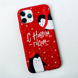 Задняя накладка NONAME для iPhone 11 pro «Пингвинчики»