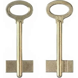 Заготовка ключа ЗТ-1 72*26*11,2 мм, лат., б/п