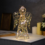 Светодиодная фигура «Ангел» 29х17х16 см, 20 LED свечение теплое белое 10439497