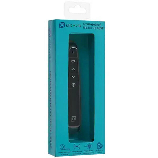 Презентер Oklick 695P Radio USB (30м) черный