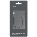 Переходник OTG AD03 microUSB черный