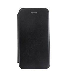 Чехол футляр-книга NEYPO для SAMSUNG Galaxy J4 (2018), PREMIUM, экокожа, черный, с силиконовым креплением, на магните