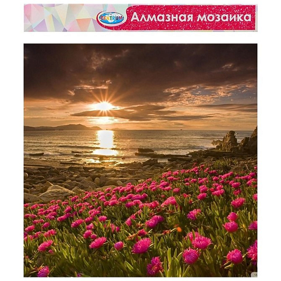 Алмазная мозаика «Поле цветов» 40 × 50 см