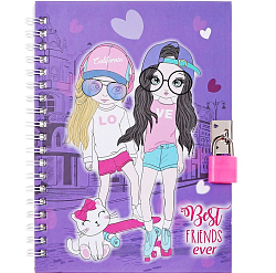 Записная книжка, 45 листов, Подружки (17,8х13см)   10549459