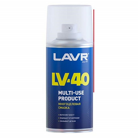 Смазка многоцелевая LV-40 LAVR Ln1484, 210мл