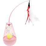 Игрушка-неваляшка "Мышь-фонтан" для кошек, с отверстиями для лакомства и бубенчиком 9675541