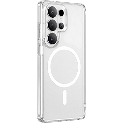 Задняя накладка KEEPHONE HYBRID NON-YELLOWING TRANSPARENT MAGSAFE CASE для Samsung Galaxy S26 ULTRA, CLEAR