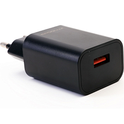 Сетевое ЗУ 1USB ERGOLUX ELX-РA01P-C02 черный, 10Вт