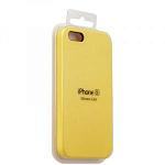 Задняя накладка ZIBELINO Soft Case для Apple IPhone 5/SE (желтый)