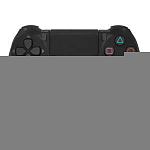 Геймпад БП для SONY PS4 Dual Shock V2 Black (CUH-ZCT2E) (Б/У)