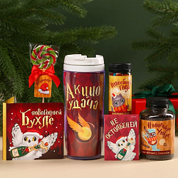Подарочный набор новогодний гифтбокс «Новогодус Поздравлятус 2025» 9764637