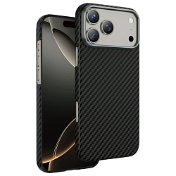 Задняя накладка KEEPHONE KEVILAR DIAGO MAGSAFE CASE для iPhone 17 (BLACK)