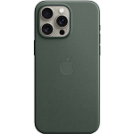 Чехол APPLE FineWoven Case для iPhone 15 Pro Max с MagSafe Evergreen (MT503ZM/A) (Уценка)