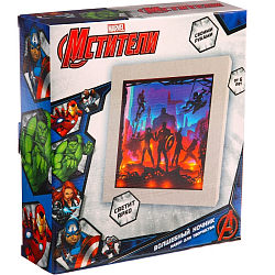 Набор для творчества «Многослойный ночник», Marvel, Мстители, 4+ 7869383