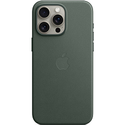 Чехол APPLE FineWoven Case для iPhone 15 Pro Max с MagSafe Evergreen (MT503ZM/A) (Уценка)