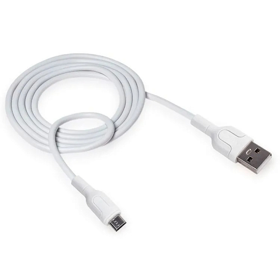 Кабель USB <--> microUSB  1.0м AMFOX C11 белый