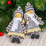 Подвеска новогодняя «Снежные куколки», МИКС