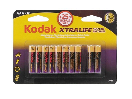 Элемент питания KODAK LR03 BL-10  XTralife (10/120/480)