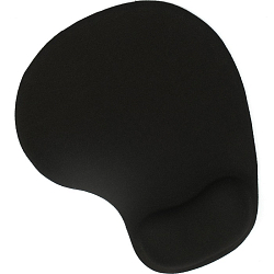 Коврик GEMBIRD MP-WR-BLACK, черный, 225х195х5мм