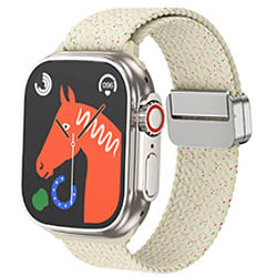 Нейлоновый ремешок HOCO AS104 для APPLE Watch 38/40/41mm, белый, с точками