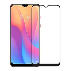 Противоударное стекло 2.5D NONAME для XIAOMI Redmi 8A, Ceramic, Anti-Blue, матовое, черное, полный клей