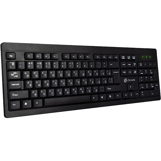 Клавиатура OKLICK 95KW черный USB (1788287)