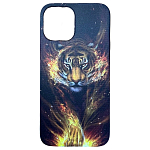 Задняя накладка GRESSO. Коллекция Тигр 1 для iPhone 12 Pro Max черный