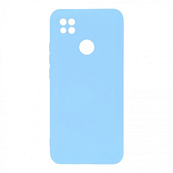 Силиконовый чехол SILICONE CASE Soft Matte для Xiaomi Redmi 9C голубой
