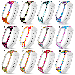 Силиконовый ремешок NONAME для Xiaomi Mi Band 5 silicon loop flower desing