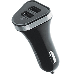 Авто ЗУ 2USB 3A QUMo Charger 0061 черный