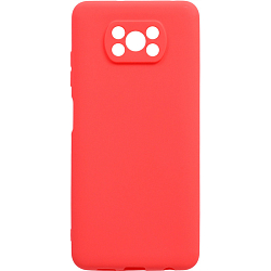 Задняя накладка ZIBELINO Soft Case для Xiaomi Poco X3/X3 Pro (красный)