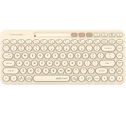 Клавиатура БП A4Tech Fstyler FBK36C AS бежевый