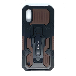 Силиконовый чехол FASHION CASE для Samsung Galaxy A01 коричневый