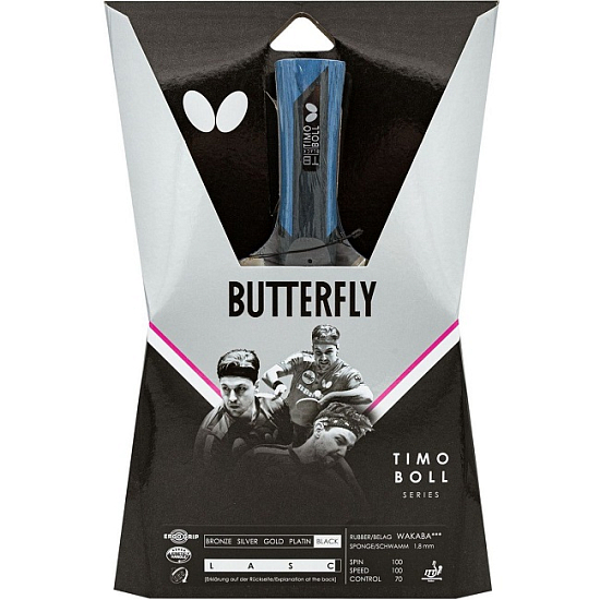 Ракетка для настольного тенниса Butterfly Timo Boll, black (FL (CONC)) (85031S)