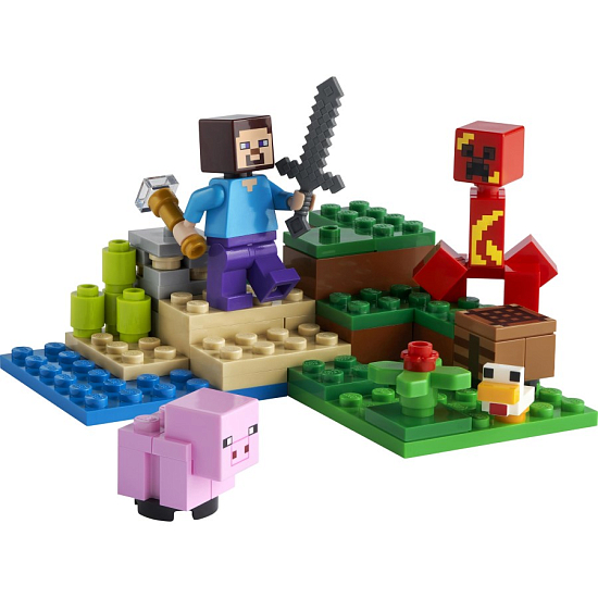 Конструктор LEGO Minecraft 21177 Засада Крипера