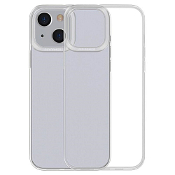 Силиконовый чехол BASEUS для iPhone 14 прозрачный (Simple Case)